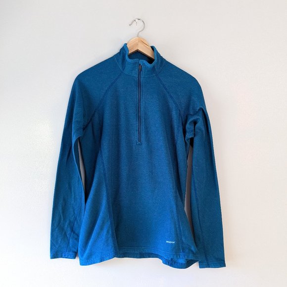 Patagonia Tops - Patagonia | Capilene 1/2 Zip Pullover Shirt Midweight Top Blue Size XL